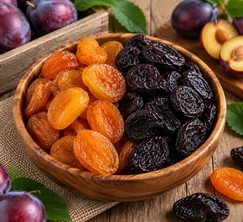 میوه خشک آلو تهیه شده از آلوهای تازه و باکیفیت